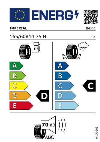 IMPERIAL ECODRIVER4 165/60/R14 75H