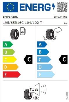 IMPERIAL ECOVAN3 195/65/R16C 104/102T