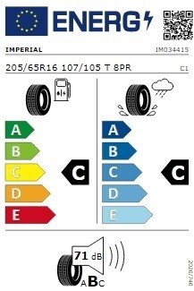IMPERIAL ECOVAN3  205/65/R16C 107/105T