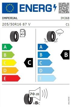 IMPERIAL ECODRIVER5 205/50/R16 87V