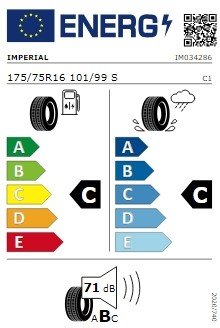 IMPERIAL POWERVAN3 175/75/R16C 101/99S