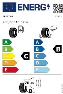 TRISTAR ECOPOWER4 205/50/R16 87W