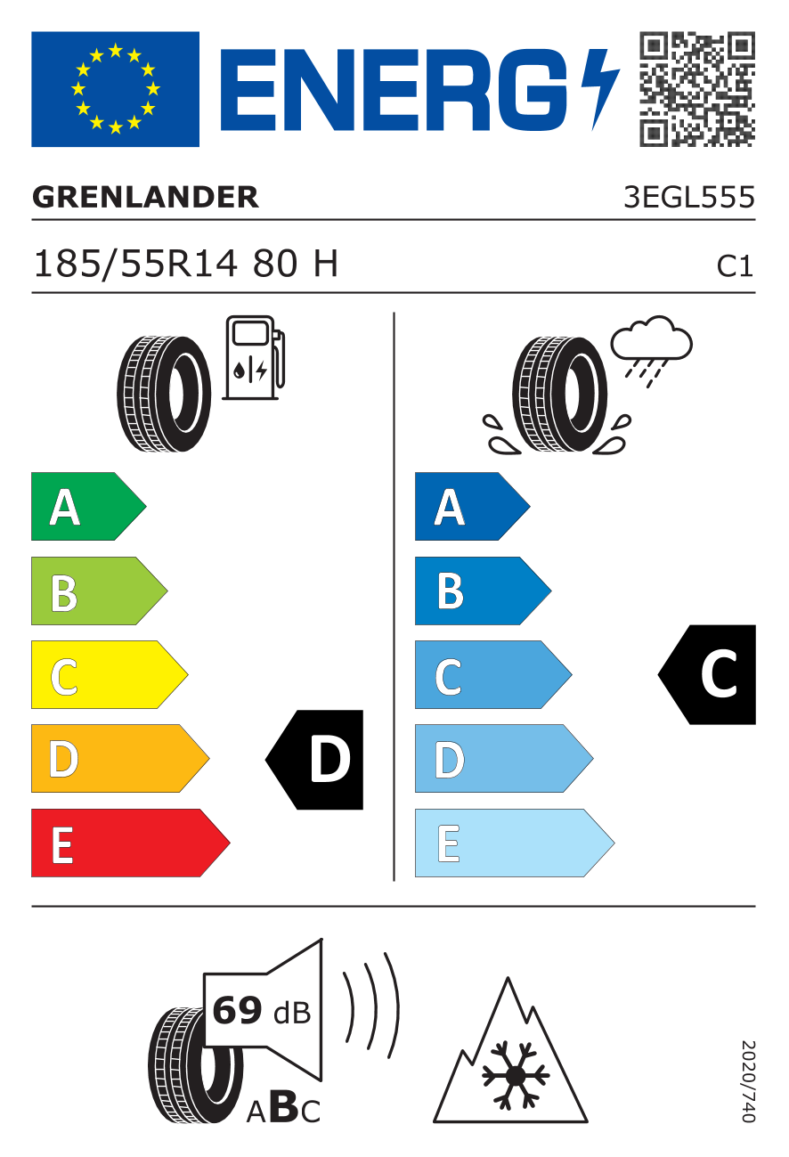 GRENLANDER 185/55/R14 80H