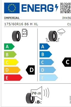 IMPERIAL ECODRIVER4 175/60/R16 86H XL