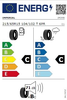 IMPERIAL ECOVAN3 RF19 215/65/R15C 104/102T