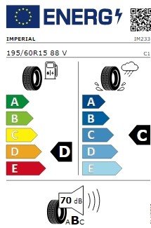 IMPERIAL ECODRIVER4 195/60/R15 87 V