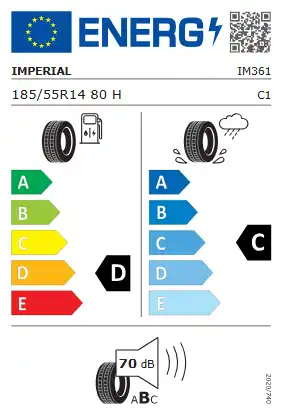 IMPERIAL ECODRIVER4 185/55/R14 80H
