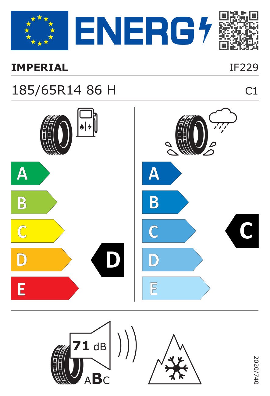 IMPERIAL AS DRIVER 185/65/R14 86H 4 STAGIONI