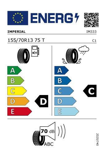 IMPERIAL ECODRIVER4 155/70/R13 75T