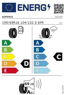 SUPERIA ECOBLUE VAN2 195/65/R16C 104/102S