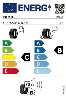 IMPERIAL ECODRIVER5 195/55/R16 87 V