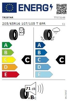 TRISTAR POWERVAN2  205/65/R16C 107/105T