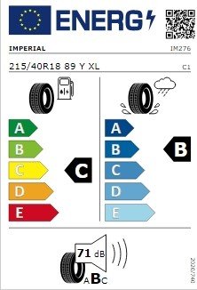 IMPERIAL ECOSPORT2 215/40/R18 89Y XL