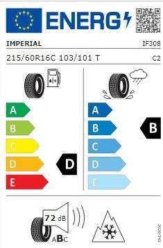 IMPERIAL VAN DRIVER 215/60/R16C 103/101T 4STAGIONI