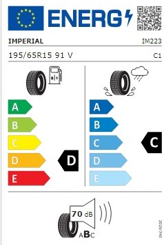 IMPERIAL ECODRIVER4 195/65/R15 91V