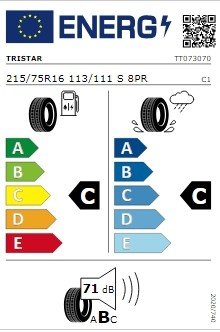 TRISTAR POWERVAN2 RF19 215/75/R16C 113/111S 8PR