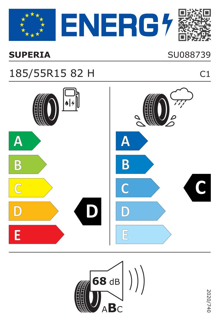 SUPERIA ECOBLUE HP 185/55/R15 82H